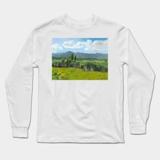 New Day at Kawanui (Left Panel of Triptych) Long Sleeve T-Shirt